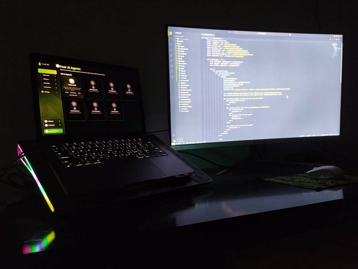 🚧 Exciting update for Pear AI!

We’re kicking things off with the launch of our first AI agent CodeCraft soon, this agent allows users to generate custom code snippets, functions, or even entire codebases, all powered by our AI-driven solutions. This is just the beginning of