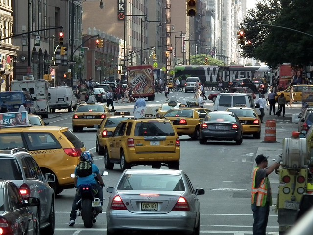 New York City's congestion pricing went into effect yesterday. The new program charges vehicles entering Manhattan below 60th Street. Passenger and small commercial vehicles with E-ZPass pay $9 during peak times (5 am-9 pm weekdays, 9 am-9 pm weekends), dropping to $2.25