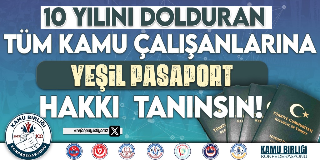 ADİL BİR ÜCRET VE ONURLU BİR YAŞAM İÇİN REFAHTAN PAYIMIZI, BÜTÇEDEN HAKKIMIZI İSTİYORUZ. 

#MemurRefahaErsin
#RefahPayı 
#3600ekgösterge 
#Yhs
#EmekliyeSeyyanenZam
#YeniNesilSendikacılık
#SiyasetsizSendikacılık
#Adalet 
#Liyakat 
#Hakikat
#Samimiyet 
#Güç
#Güven
#BirlikteGüçlüyüz