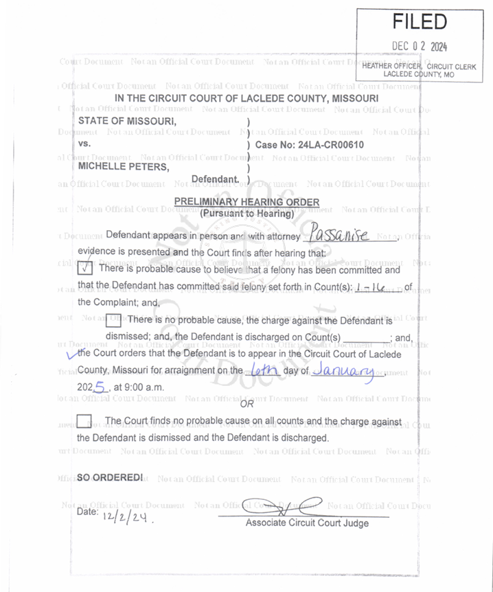 HeyDizzzy's tweet photo. #OnTheDocket for Arraignment in a new court is #WeedKiller #RoundUp poisoner #MichellePeters after being bound over for trial after a Preliminary Hearing in Nov. 

Read the Amended Complaint here:
https://t.co/pU2PR1bkgB https://t.co/9bf7nKDccV