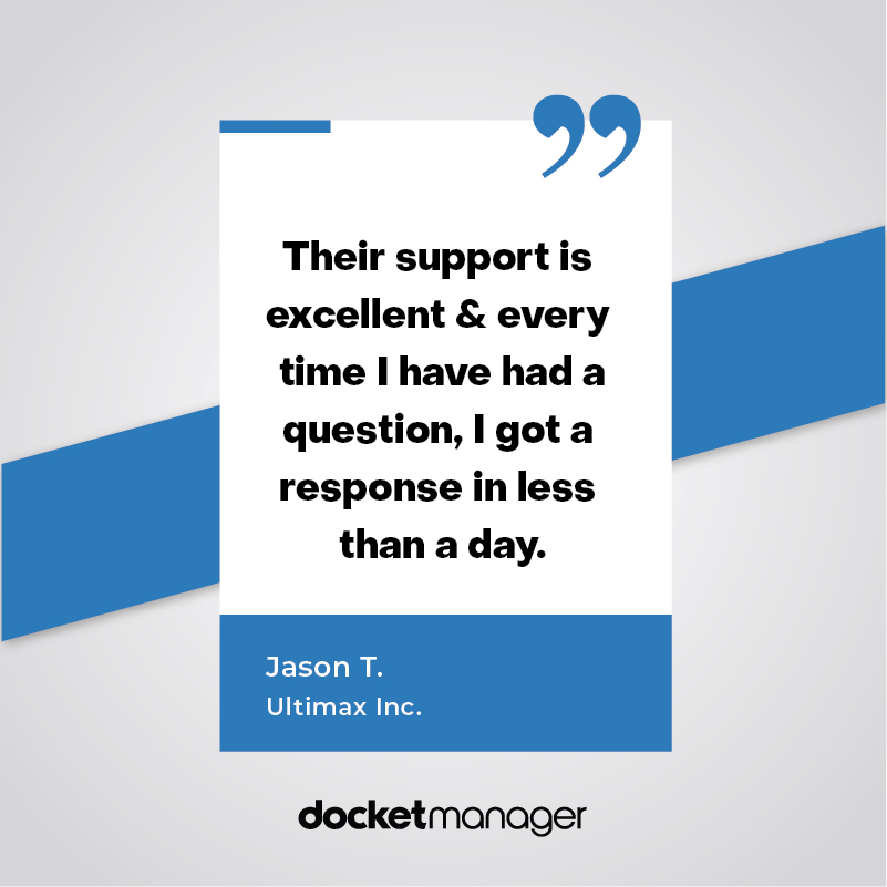 DocketManager's tweet photo. Supporting our customers is our highest priority. Our support team is always ready to answer any questions you may have and assist with any needs or requests.

#docketmanager #byprintersforprinters https://t.co/ZLSkZV7uXw