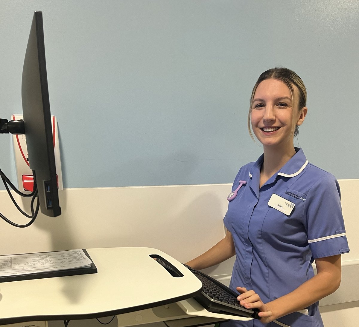 Meet Aletia Norman, Betty Lee Prize winner and newly-qualified nurse. Her research on preventing deconditioning in patients over 65 is now part of our transformation programme, improving patient outcomes.

She's also involved in the national Recondition the Nation programme.