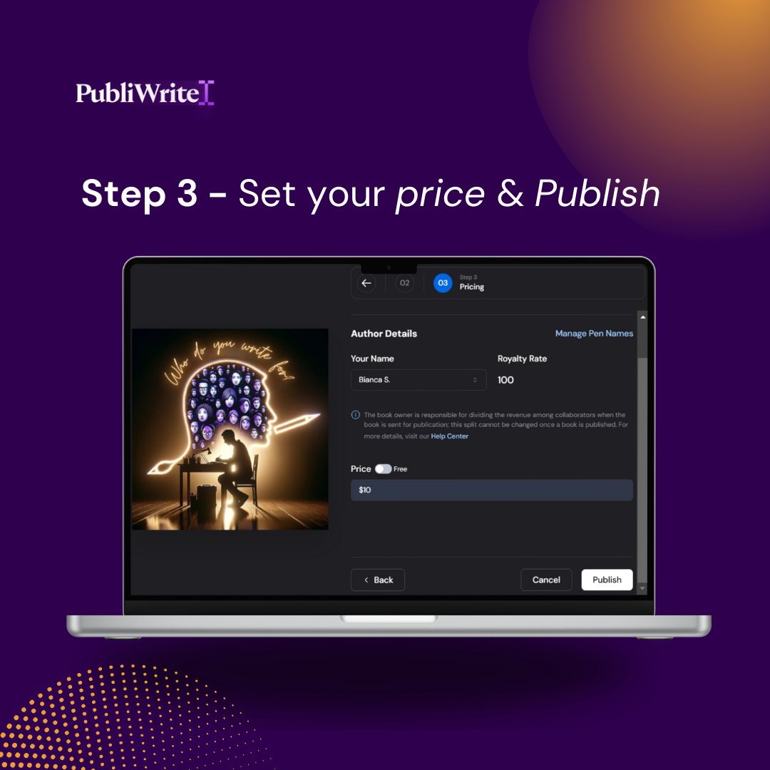 How fast you can publish your book? ⌛
In just 3 simple steps your book is ready to meet your
readers🎊😍
#publiwrite #Authors #selfpublish #WritingCommunity #writers