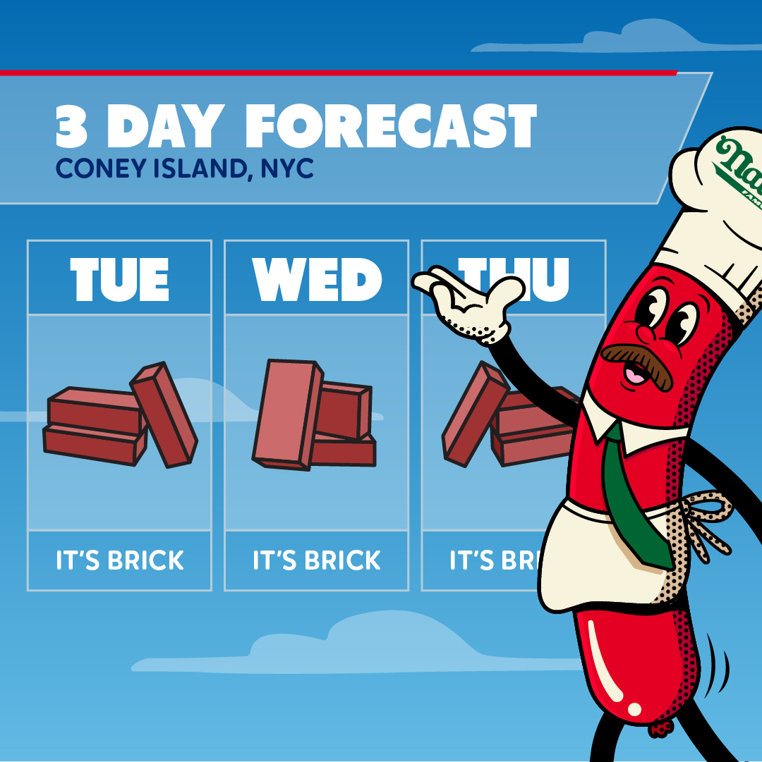 NYers know… It’s brick outside 🧱