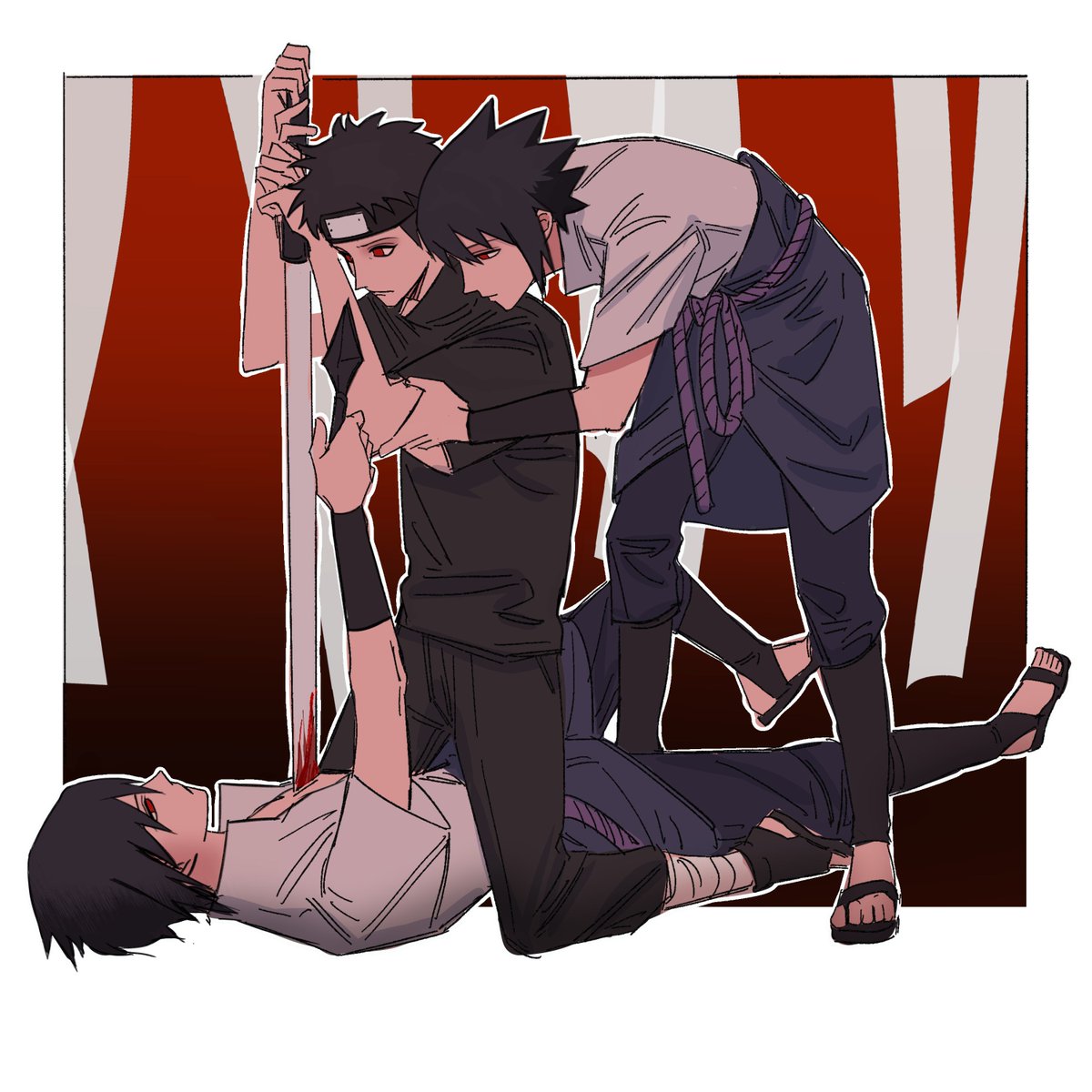 Ag9848's tweet photo. #うちはサスケ #うちはシスイ #サスシス #SasukeUchiha #shisuiUchiha #sasushi https://t.co/Bf2VxO8fPT