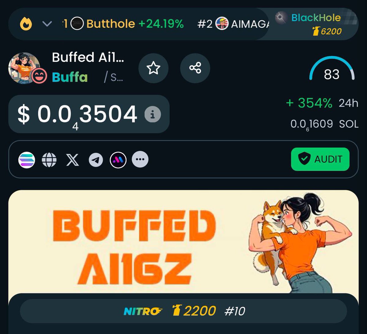 Buffed AI16z tweet media