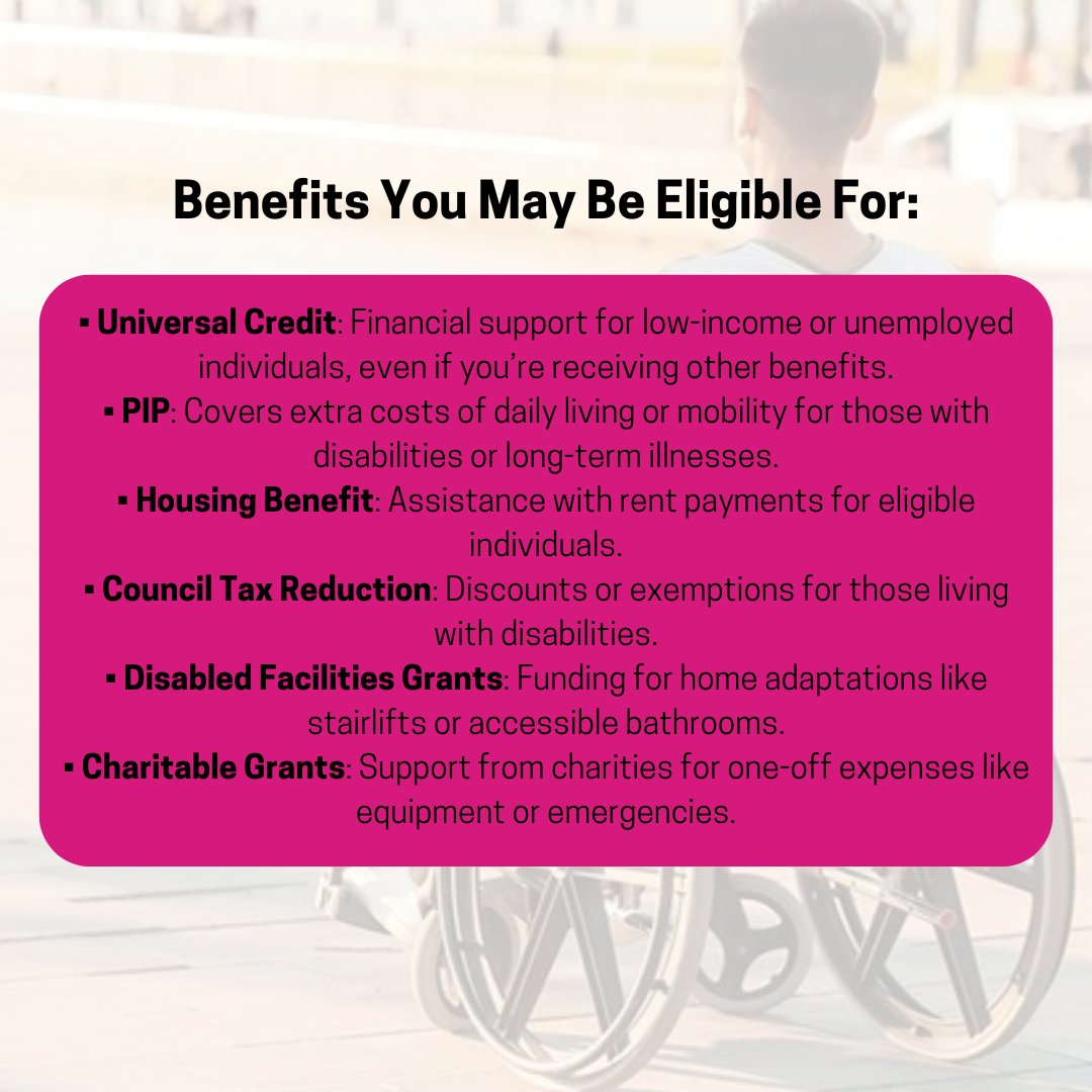 QuadRebuild18's tweet image. If you&apos;re living with a spinal cord injury or other long-term health condition, you may be eligible for a range of benefits that can provide crucial financial relief. Swipe to learn these benefits

🔗quad-rebuild.co.uk 

#InjuryAwareness #CharitySupport #QuadRebuild