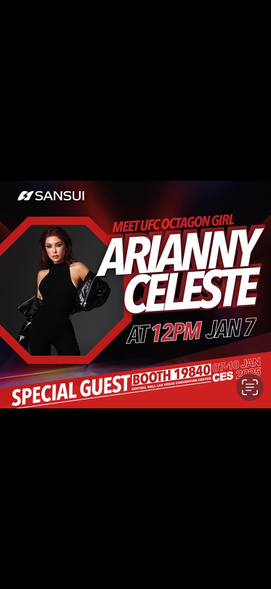 Excited to be at #CES2025 with <a href="/sansui/">sansui</a>.na! 🎉 Come find me at Booth 19840 in the Center Hall of the LVConvention Center! 📍 Let’s take some pics, play on the latest Sansui TVs, and check out the amazing giveaways. Don’t forget to tag me and use #SansuiCES!