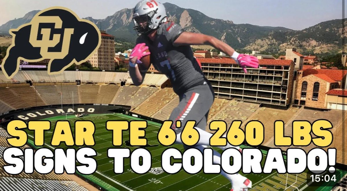Colorado HS Signee TE Zayne DeSouza might be my favorite recruit out of the entire class. Fluid athlete, high points the football, natural hands catcher and great size. Seeing how Penn State uses 6’6 TE Tyler Warren, I could see Zayne being a real issue!
youtu.be/G-xJLL7dm-c?si…