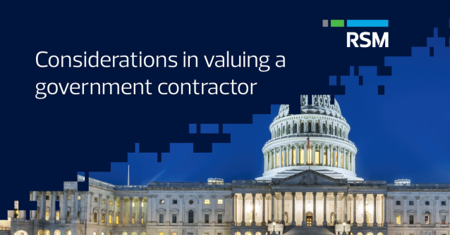 The government contractor middle market is home to many growing, highly technical innovators and niche players, creating a robust and dynamic market for mergers and acquisitions. Learn more. rsm.buzz/4j4BZ7G