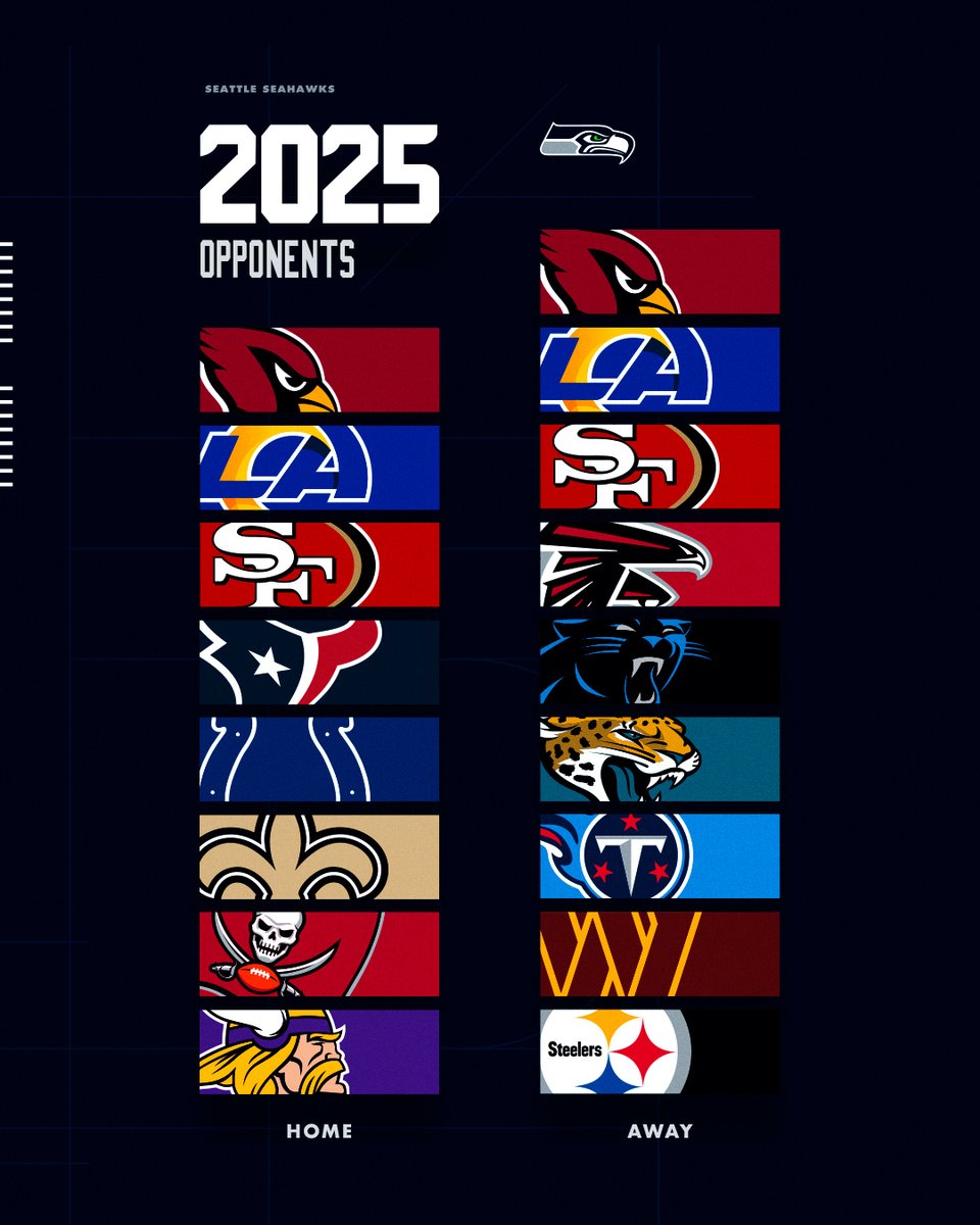 Our 2025 opponents are set.