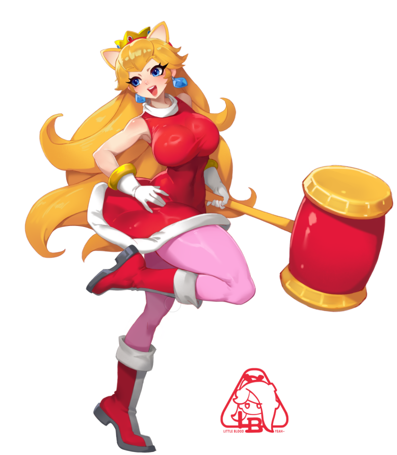 Little123blood's tweet photo. Peach is wearing Amy's costume.
（done）

#PrincessPeach 
#AmyRose https://t.co/H6sdHuxfjO
