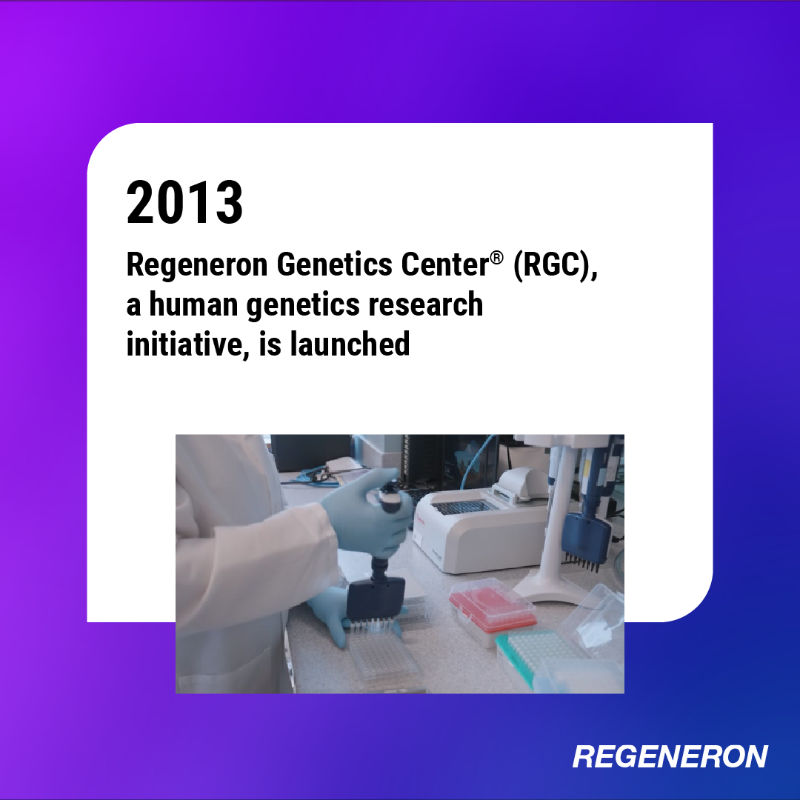 RegeneronDNA's tweet photo. The New Year is here and we’re reflecting on @Regeneron’s journey in #genetics, from novel discoveries to cutting-edge technologies and potentially transformative collaborations. We’re ready to make even greater strides in harnessing the boundless potential of human genetics. 🧬