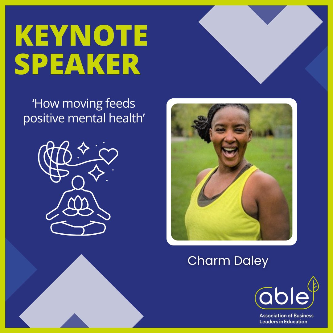 🌟 Exciting News! 🌟

We’re thrilled to have the amazing Charm Daley as a keynote at our Spring Conference! 🎤✨

Charm, an award-winning presenter &amp; fitness instructor, will show how movement boosts mental health &amp; empowers EVERY-body.

#ABLESpringConference #Empowerment