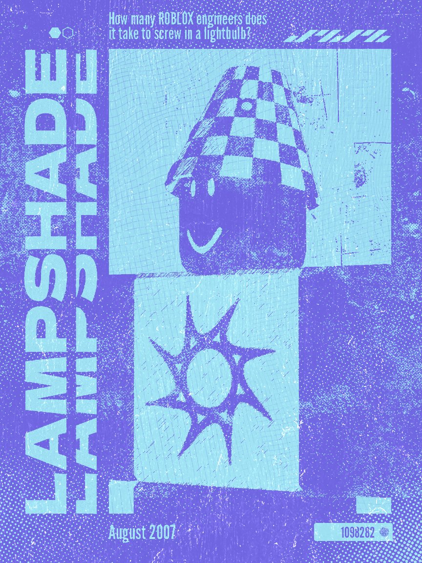 2hex_'s tweet image. LAMPSHADE. // BRUTALISM.

⬣ ⬡ | #Roblox #RobloxArt