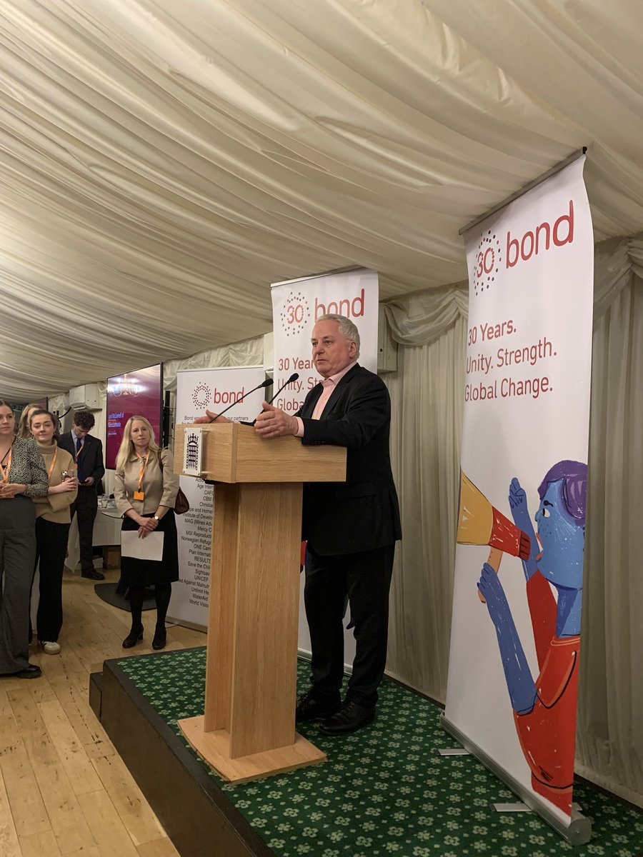bensimms65's tweet image. Strong @UKLabour showing at @bondngo reception this evening, with fluent contributions from @AnnelieseDodds &amp;amp; @LordMcConnell.  But I think I’m not alone in hoping that a powerful &amp;amp; coherent vision for #internationaldevelopment will emerge from this government in coming weeks. 🤞