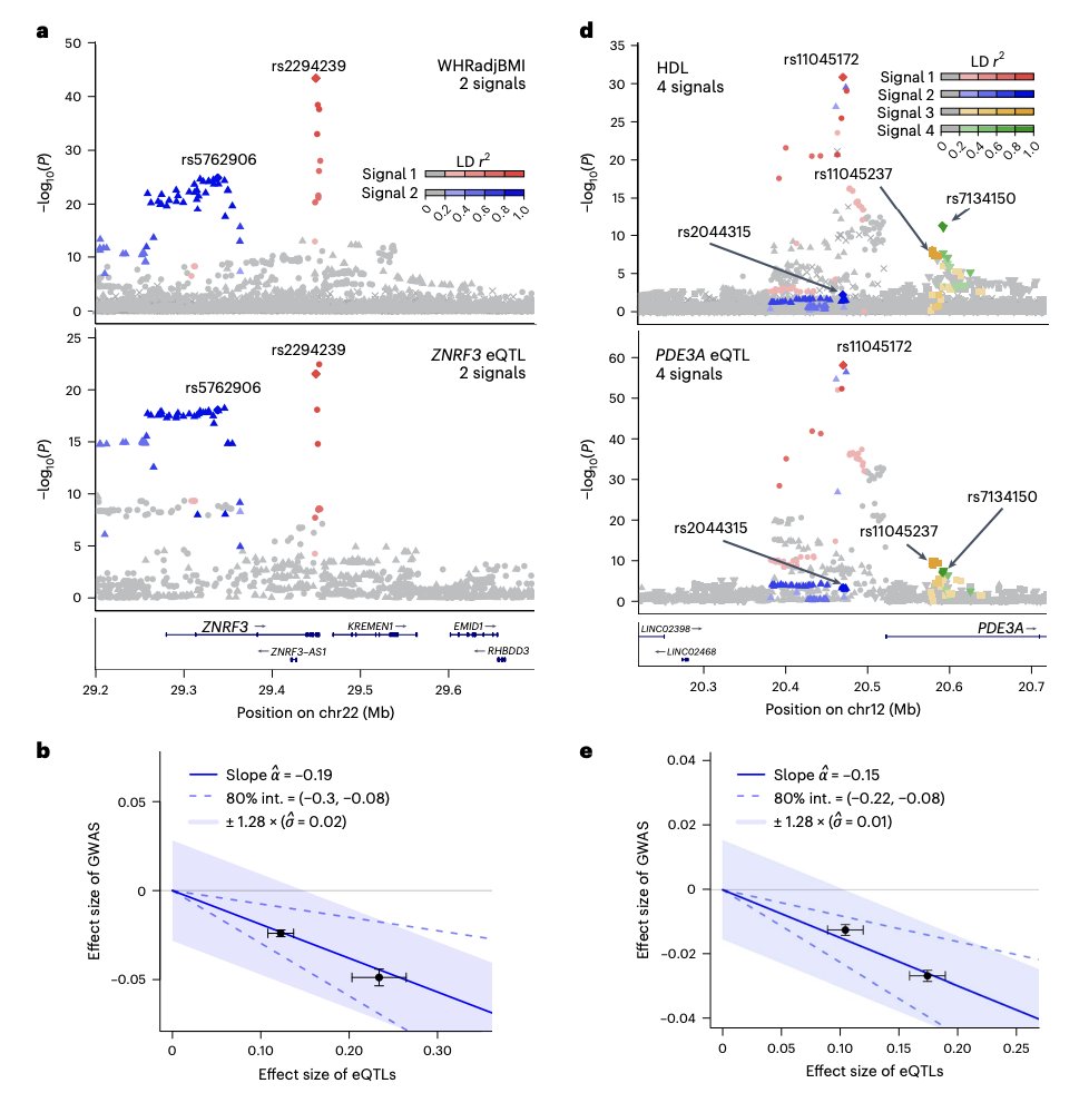 A major eQTL resource for cardiometabolic research🧬

👉eQTL meta-analysis of subcutaneous adipose tissue samples in N=2,344
👉eQTLs detected for 18,476 genes (34,774 signals)❗️
👉3,595 colocalized signals with cardiometabolic traits

🔗links to data and paper👇