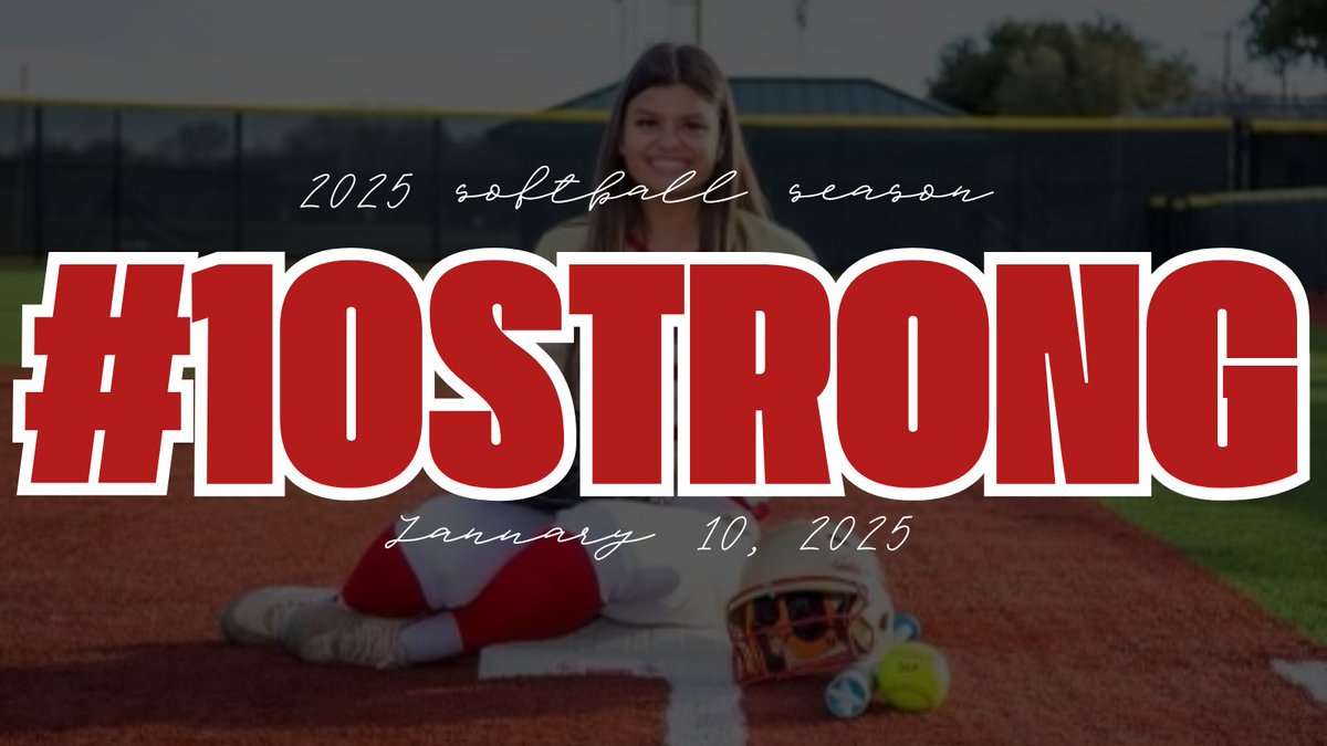 In honor of the first day of the 2025 Softball Season starting on January 10, we would like to take a moment to honor the life of former SGP Softball player, Anessa Arevalo. SGP Softball is #10Strong! <a href="/sgpsports/">SGP Sports</a>
