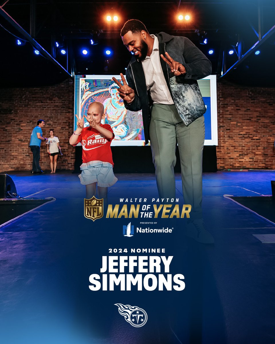 Tennessee Titans (@titans) on Twitter photo Last day to vote for Jeffery Simmons!
Retweet or comment #WPMOYChallenge x <a href="/GrindSimmons94/">Jeffery Simmons</a>
You can also vote online here Β» bit.ly/4a7LE9x Last day to vote for Jeffery Simmons!
Retweet or comment #WPMOYChallenge x <a href="/GrindSimmons94/">Jeffery Simmons</a>
You can also vote online here Β» bit.ly/4a7LE9x