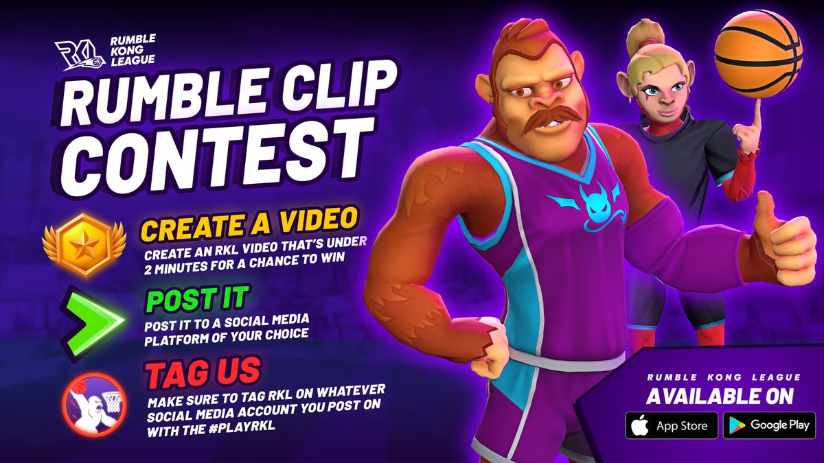 Rumble Clip Contest: Show Off Your Moves! 💥

Show us your epic gameplay content in The Rumble Kong League and earn big $FAME rewards! 🏀

Here’s how it works 👇🧵