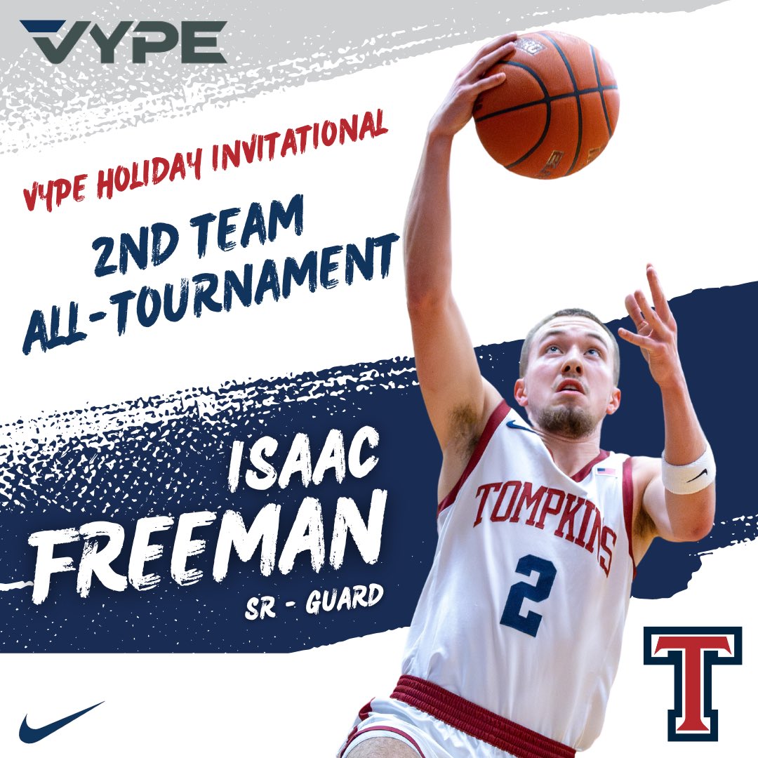 Congratulations to <a href="/Ifree22_ktx/">Isaac Freeman</a> on being named 2nd Team All Tournament at the Vype Holiday Invitational. <a href="/vypehouston/">VYPE Houston</a>
