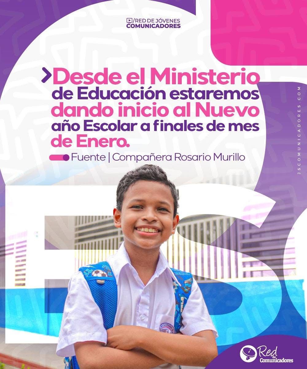 Relevantes anuncios de la Co Presidenta Cra Rosario Murillo el día de hoy a las familias Nicaragüenses.

#ManaguaSandinista