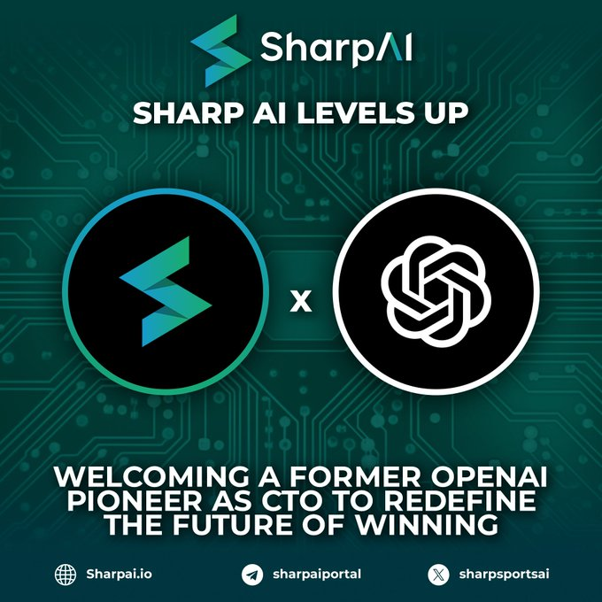 Hayess5178's tweet photo. $SHARP AI Dropping Two Mega Bullish Updates Today🚀

🥇#SharpAI Welcomes New CTO from OpenAI !🤯.
Adam isn’t just a heavy hitter—he’s a visionary. As part of OpenAI, he helped create some of the most advanced AI systems on the planet🌎.

@sharpsportsai https://t.co/qHv52LSpUr