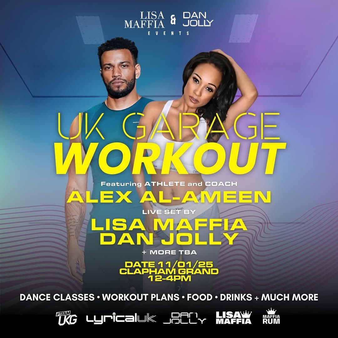 LISA MAFFIA (@lisamaffiauk) on Twitter photo Get ready for THE UK GARAGE WORKOUT
THIS SATURDAY! <a href="/TheClaphamGrand/">The Clapham Grand</a>
🎟️: link.dice.fm/b745f0570507?d… Get ready for THE UK GARAGE WORKOUT
THIS SATURDAY! <a href="/TheClaphamGrand/">The Clapham Grand</a>
🎟️: link.dice.fm/b745f0570507?d…