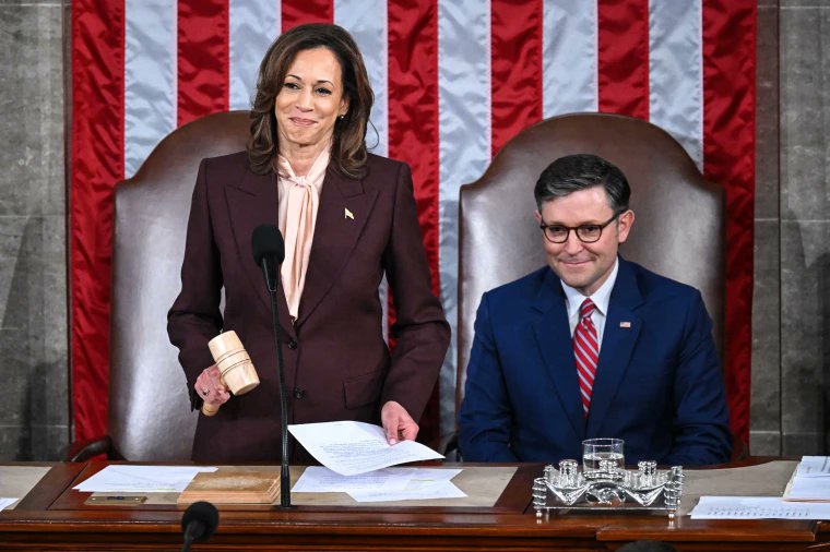 therealdana7's tweet photo. 🚨BREAKING: The Trump election has been certified amidst turmoil. What’s next for January 6 prisoners? Read the full story here: https://t.co/gIm0kpcHv7 
#TrumpElection #January6 #CurrentEvents #kamalaharris #electioncertified #congress #trending https://t.co/CamlV4WAJm