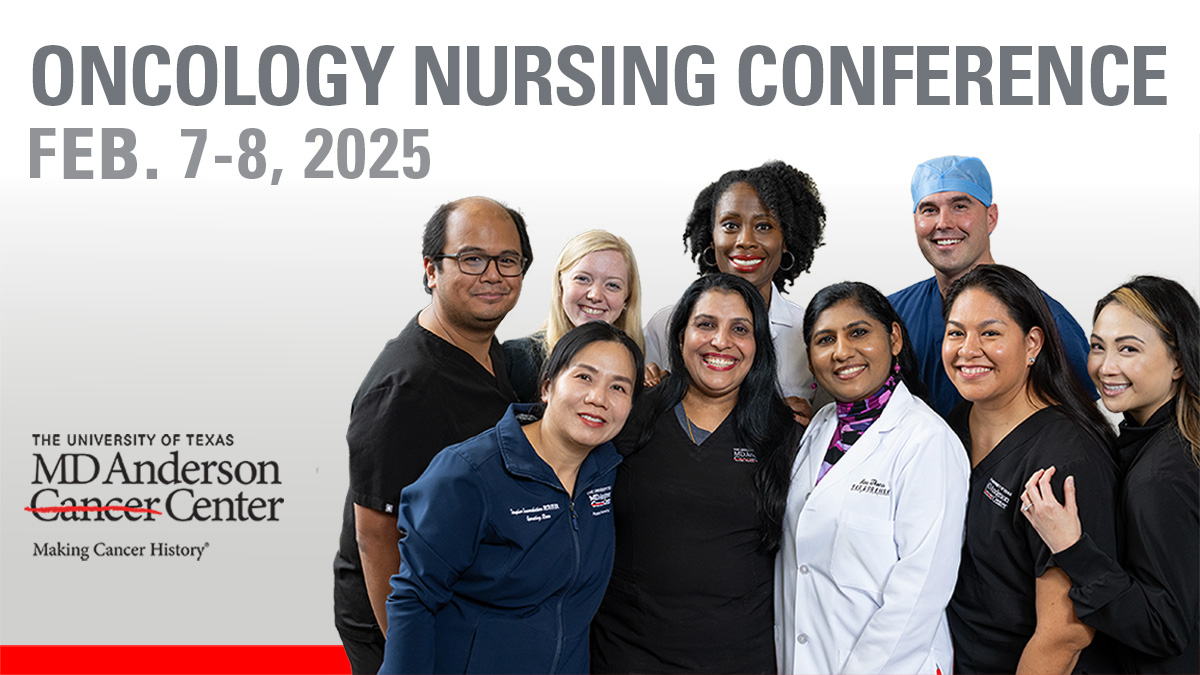 Tailored for diverse oncology settings, our Oncology Nursing Conference offers cutting-edge education on new treatments, best practices and translational research. It will be held on Feb. 7-8.

Register here: bit.ly/3Nbe9sp #EndCancer