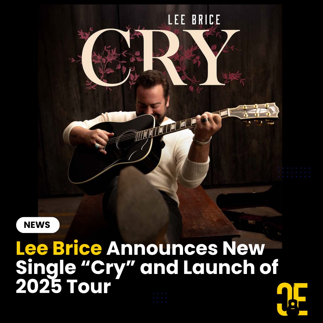 🎶 Big news from @LeeBrice!
✨ New single "Cry" drops Jan 31 – a heartfelt track with a retro vibe.
🎸 The You, Me &amp; My Guitar Tour kicks off Jan 30, featuring intimate stories &amp; acoustic hits!
🎟️ Get tickets: bit.ly/3W9FlfL
#LeeBrice #YouMeAndMyGuitarTour #CountryMusic