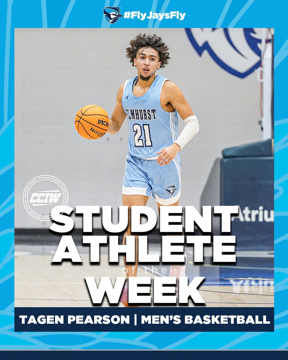 🏀CCIW Student-Athlete of the Week

After a pair of efficient shooting performances across two Bluejay victories, Tagen Pearson earns the first <a href="/CCIW_Athletics/">CCIW</a> weekly honors of 2025! #FlyJaysFly

📰bit.ly/3W9u3rQ