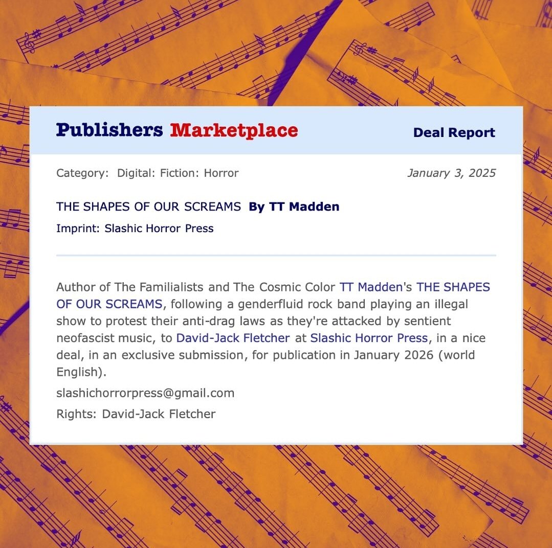 Baby's first Publishers Marketplace!