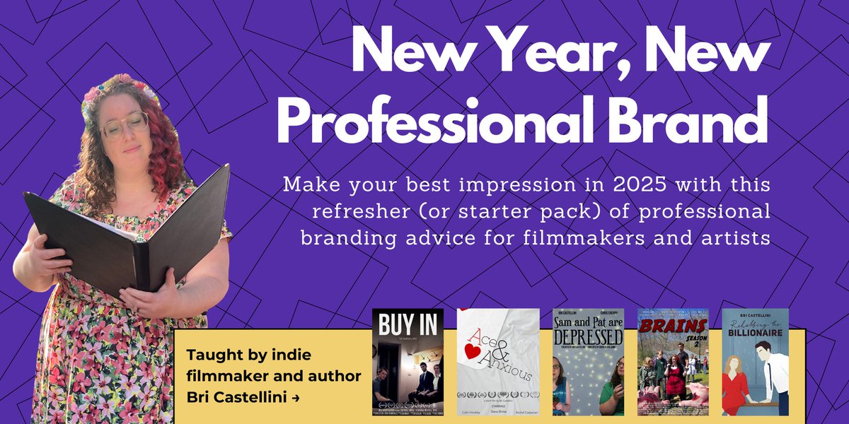 Let's set some creative goals for 2025 and get your professional brand refreshed! I'm teaching a workshop NEXT WEEK on these subjects: eventbrite.com/e/113846441069…