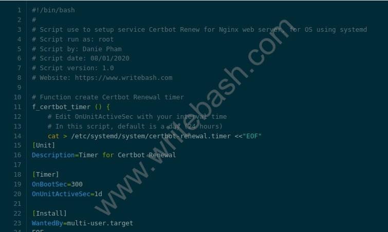 devopslite's tweet image. Script setup Let’s Encrypt Certbot auto renew
devopslite.com/script-setup-l…
#automaticscript #bashscript #certbot #nginx #script