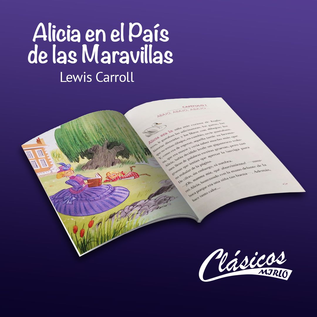 EMU_Mirlo's tweet photo. “Alicia en el País de las Maravillas”, de Lewis Carroll.

Grandes historias en pocas palabras.

Con ilustraciones a color. https://t.co/3msqghmsqW