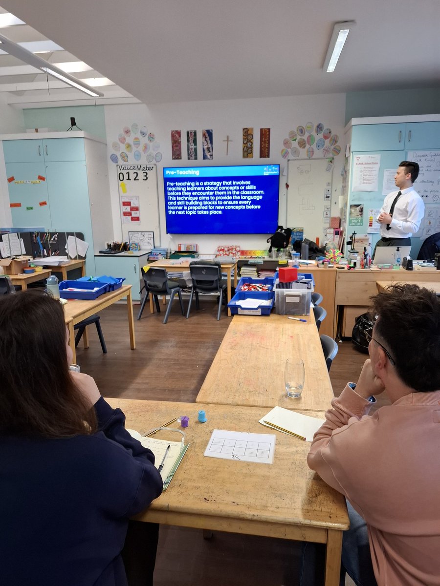 AllSaintsCofE's tweet image. Fantastic maths CPD for our teaching assistants with Sam Marker @stchris_trust