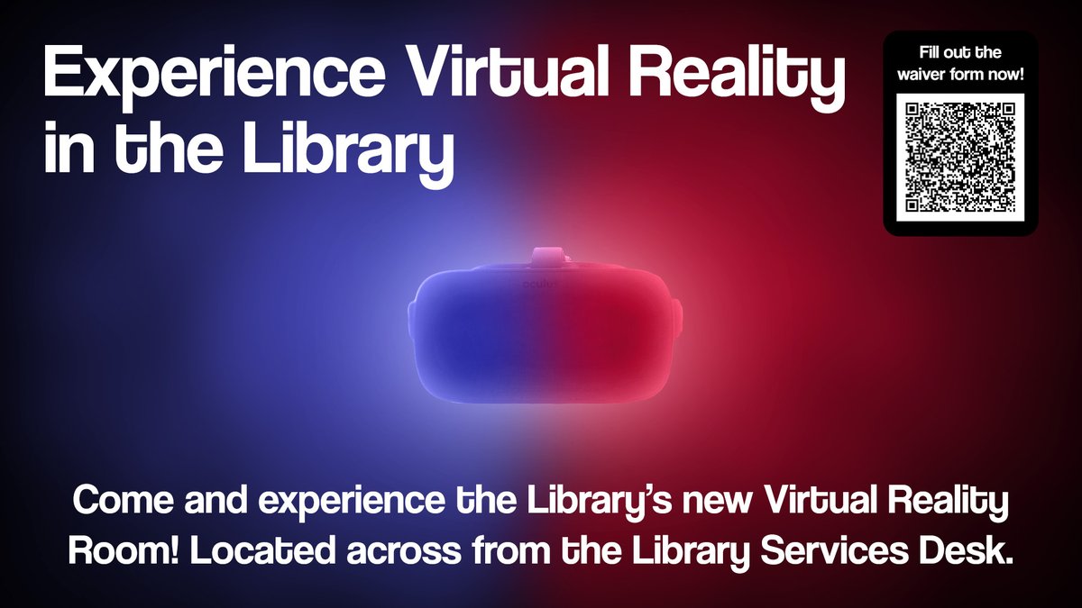 ulethlibrary's tweet image. Experience virtual reality in the #ULethbridge Library! ᯅ🕹📹

In the new VR Room, you can experience and experiment with virtual reality to enhance your studies and learn new skills!

🔗 Learn more @ ulethbridge.ca/notice/notices…

#ProjectSandbox #VR