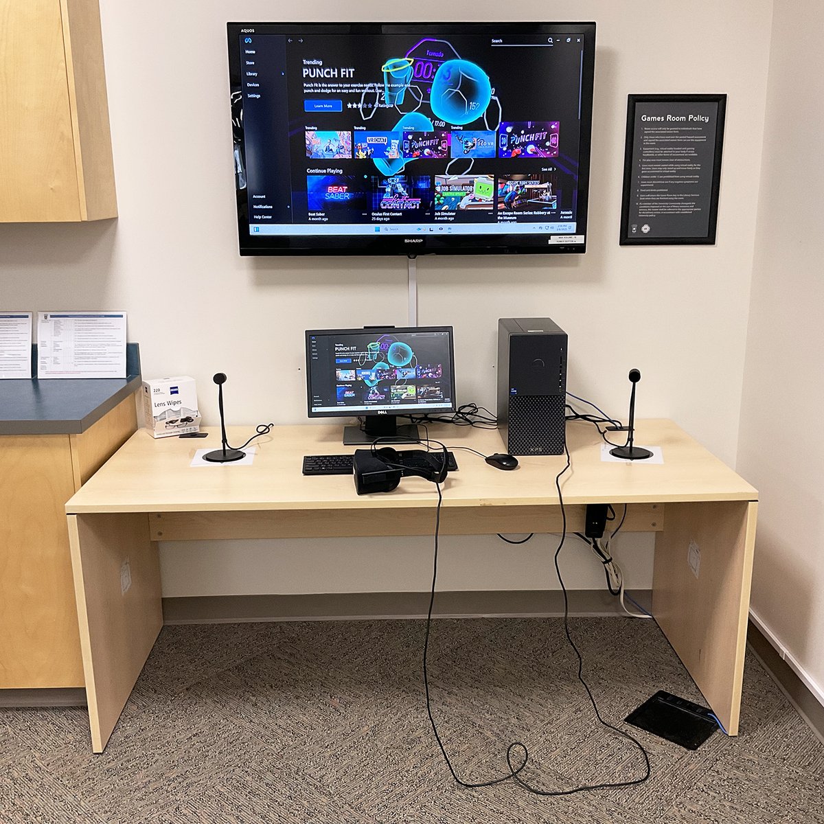 ulethlibrary's tweet image. Experience virtual reality in the #ULethbridge Library! ᯅ🕹📹

In the new VR Room, you can experience and experiment with virtual reality to enhance your studies and learn new skills!

🔗 Learn more @ ulethbridge.ca/notice/notices…

#ProjectSandbox #VR