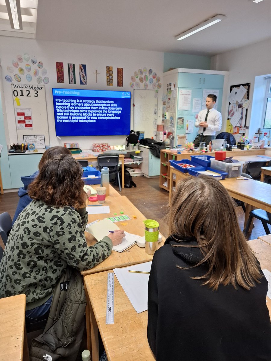 AllSaintsCofE's tweet image. Fantastic maths CPD for our teaching assistants with Sam Marker @stchris_trust