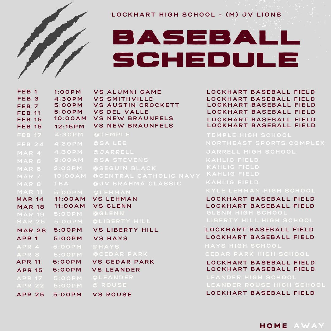 Season is almost here! Come out and support.  <a href="/LocLions/">Lockhart Athletics</a> <a href="/LockhartISD/">Lockhart ISD</a> #time2hunt
