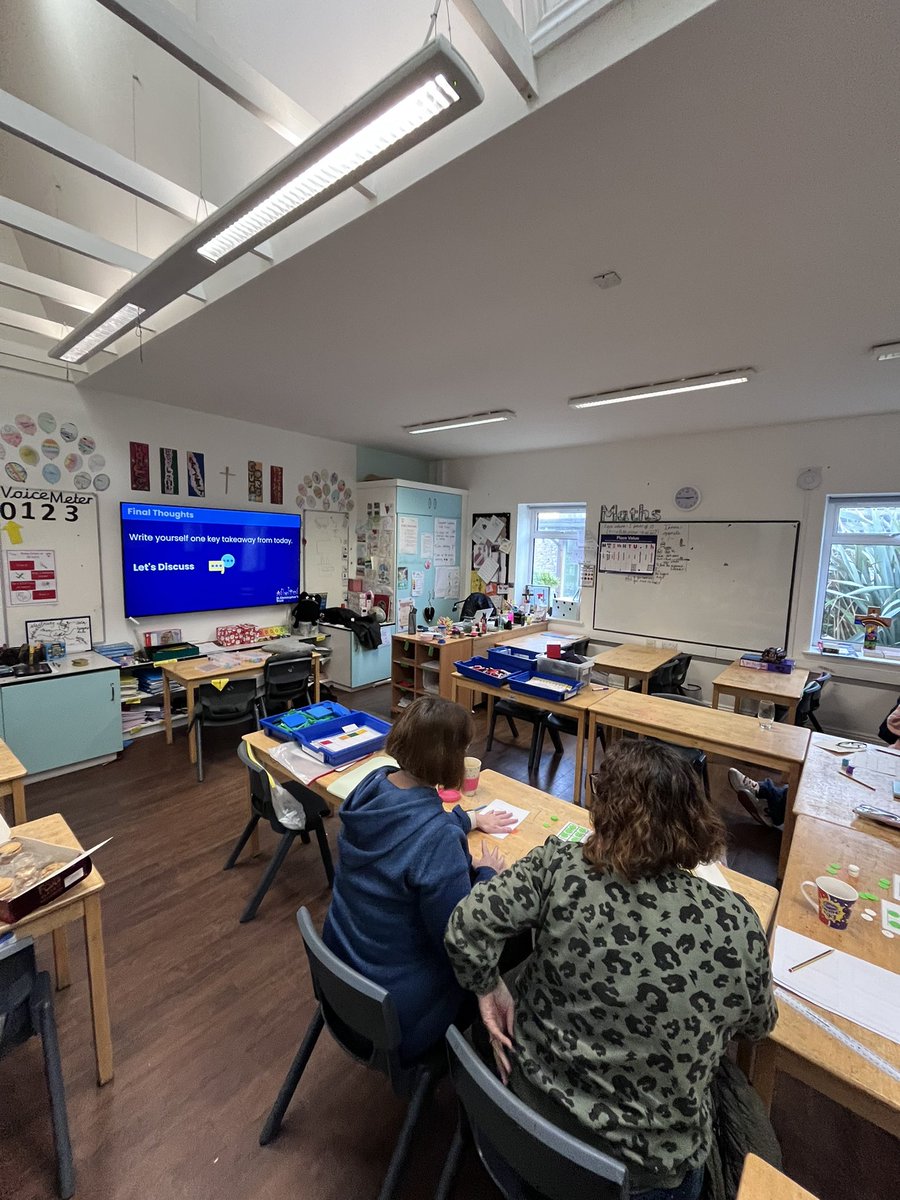 MrMarkerPlym's tweet image. A lovely first session back at @AllSaintsCofE. Working with support staff around how to scaffold maths; how to use manipulatives as part of the CPA approach, and the use of pre-teaching were key take-aways.
“That could be revolutionary for ‘T’ in my class!”
@stchris_trust