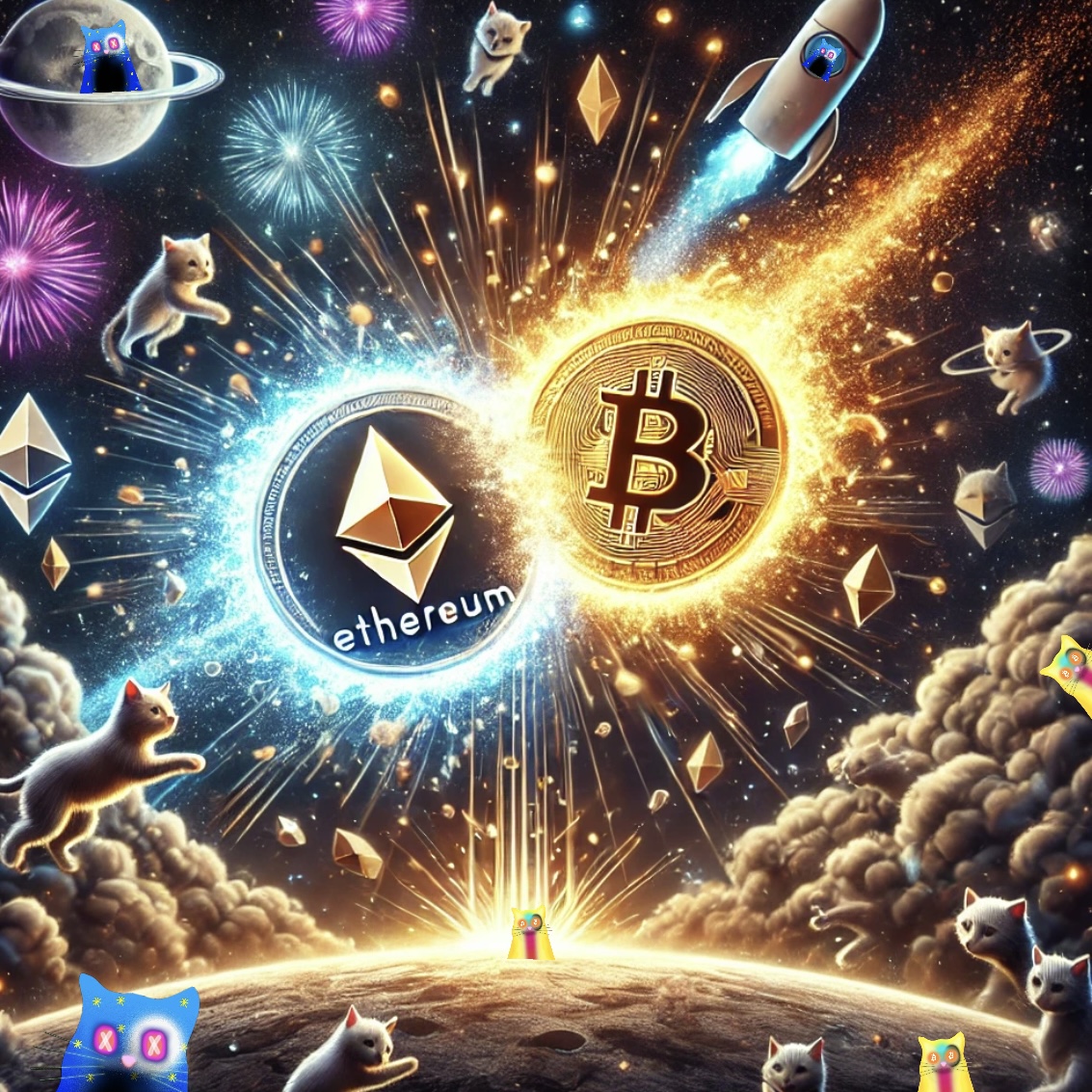 The Great NFT Debate: ETH NFTs vs. Bitcoin Ordinals 🔷🟠 

Crypto news and key statistics summarized in 90 seconds every weekday on NiftyNoonNFT 🧵⬇️: