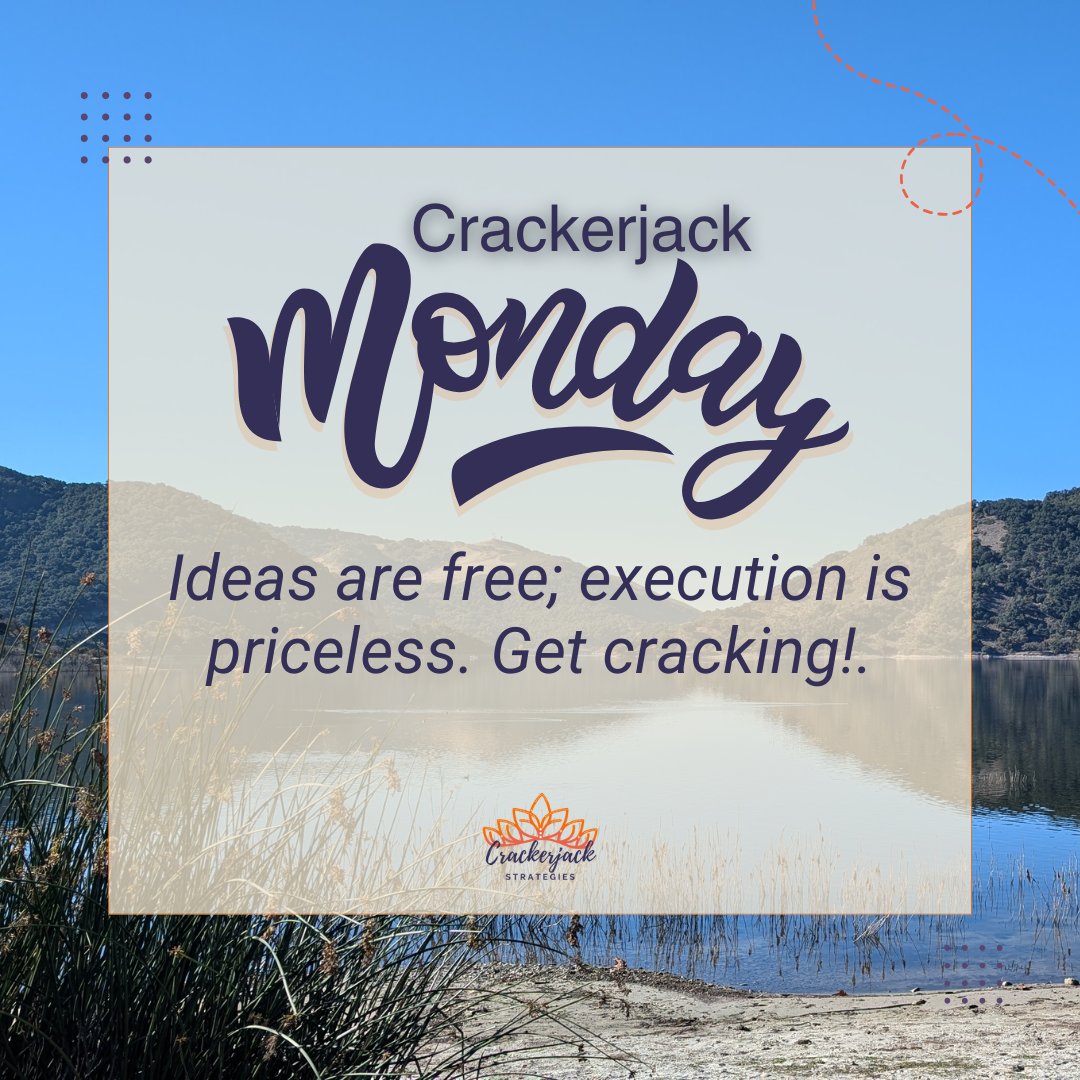 CrackerjackStr's tweet image. 🎉 Ideas are Free, Execution is Priceless! 🎉
We&apos;re Crackerjack Strategies—marine veteran-run, women-owned, and ready to transform your ideas into success. 💪 Let&apos;s grow together! 🌟

👉 Get cracking today!

#CrackerjackStrategies #WomenOwned #MarineVeteran #GetCracking
