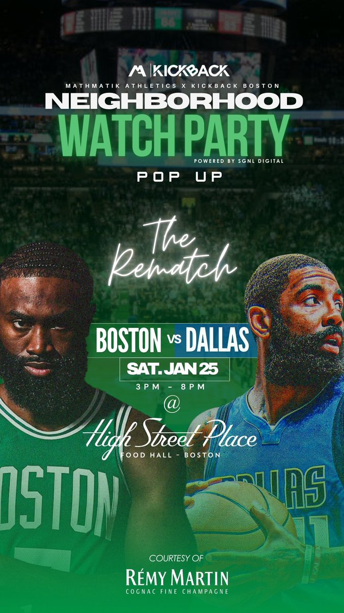 I've partnered with <a href="/mthmtkathletics/">Mathmatik Athletics</a> + <a href="/Reebok/">Reebok</a> to bring you THEE watch party 🍀 🏀 

FREE RSVP HERE : 

eventbrite.com/e/mathmatik-at…