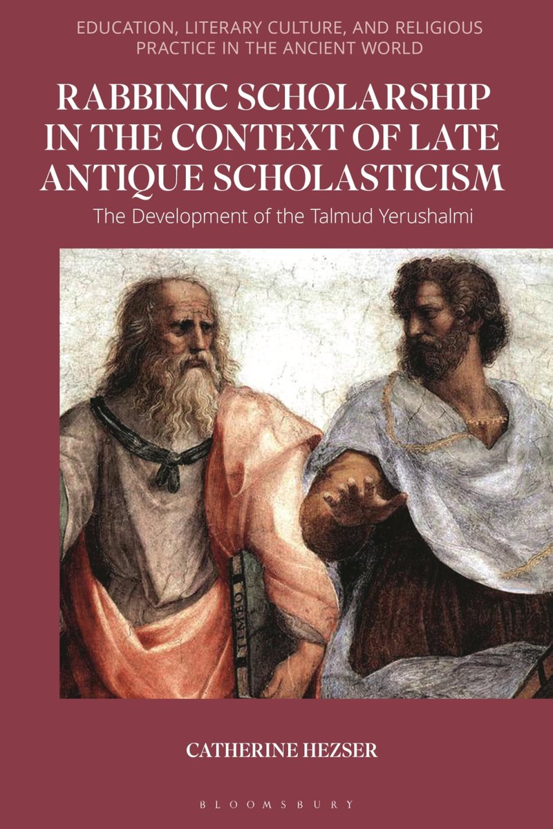 New podcast! Michael Motia interviews Catherine Hezser about Rabbinic Scholarship in the Context of Late Antique Scholasticism: The Development of the Talmud Yerushalmi (Bloomsbury, 2024). buff.ly/4fNG0L5