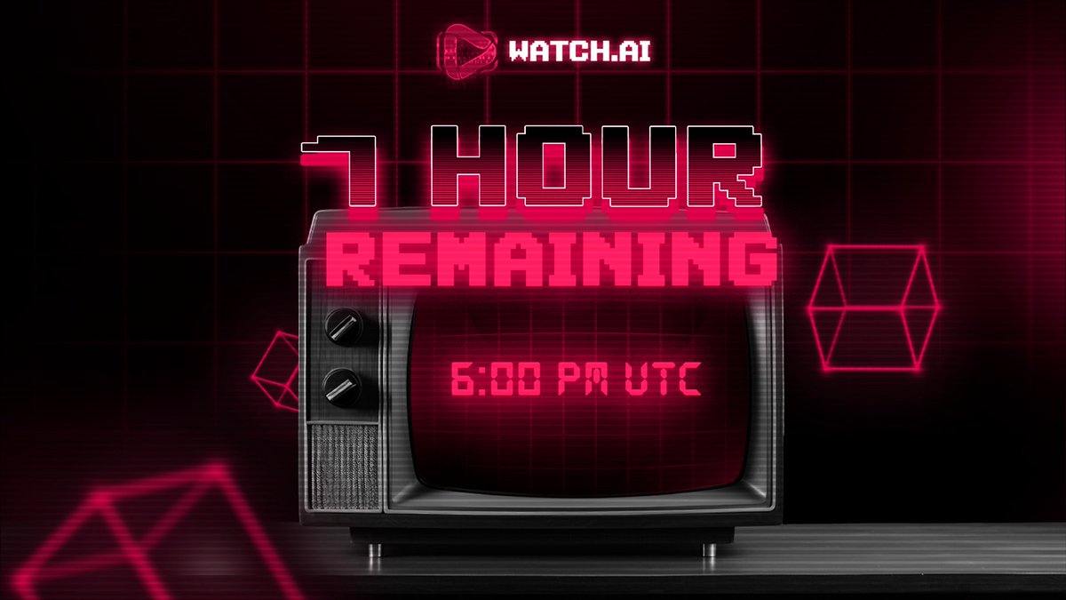 WatchAiETH's tweet photo. 🔻 1 HOUR UNTIL LAUNCH - 6PM UTC 🔻

Just under 1 hour remains for our highly anticipated Uniswap launch on the Ethereum Blockchain.

Our official Contract Address will be shared 15 minutes prior to the 6:00PM UTC launch time. Liquidity will be locked before trading is enabled, the contract will be verified to allow you to carry out any due diligence if you wish. Please do not try risking with possibly fake/malicious CA's as we are giving you ample time to confirm.

We look forward to seeing you all shortly - and as always please be sure to go through our pinned messages.

https://t.co/AwkHz3QbPR