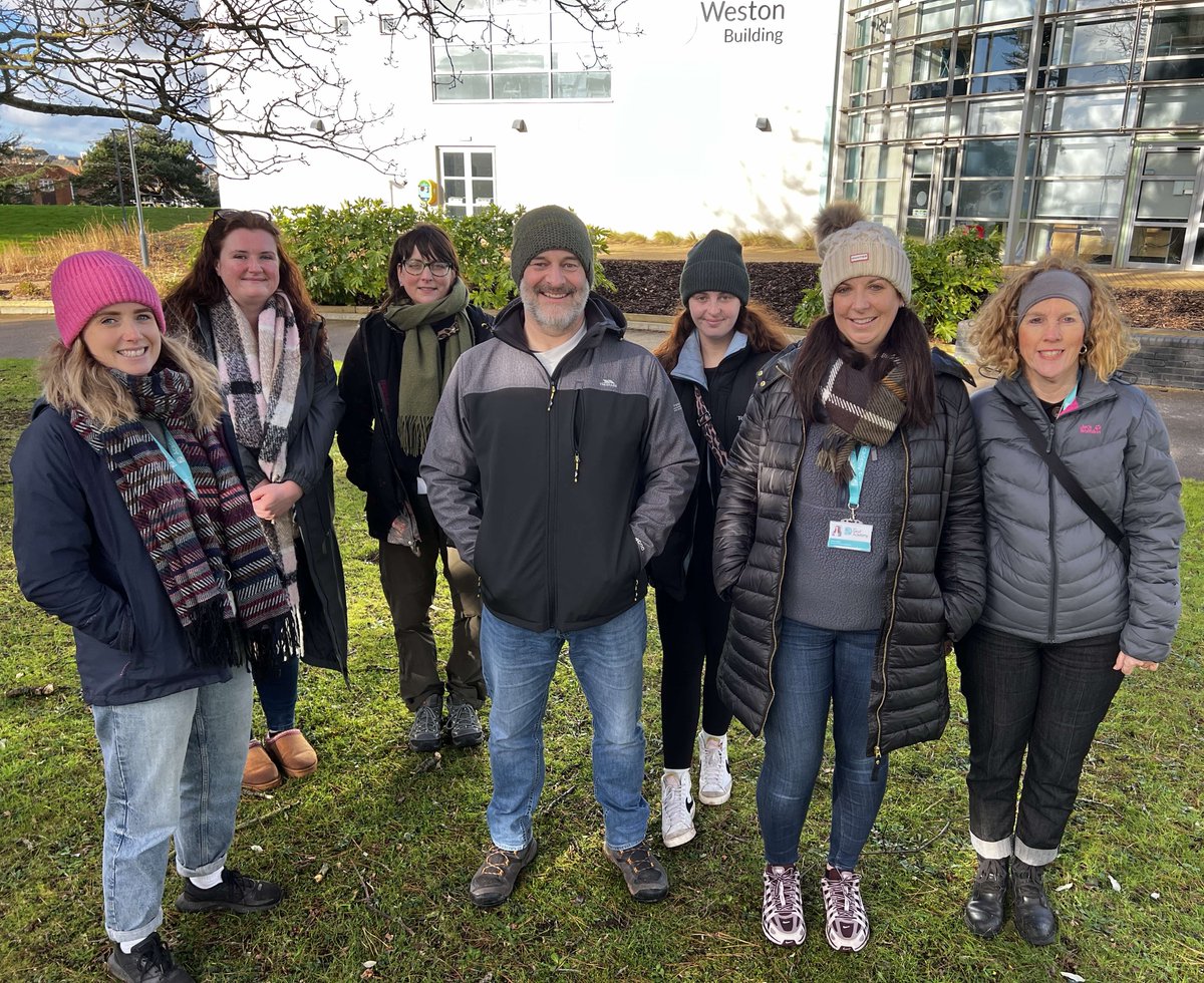 I had the absolute pleasure of leading a Guided Wellbeing Walk for the staff at the <a href="/DeafAcademy/">The Deaf Academy</a> this morning.
They had an "inset day", the pupils return tomorrow, so they organised activities for the staff as well as training sessions too.
Got the photo late, there were 24 of us