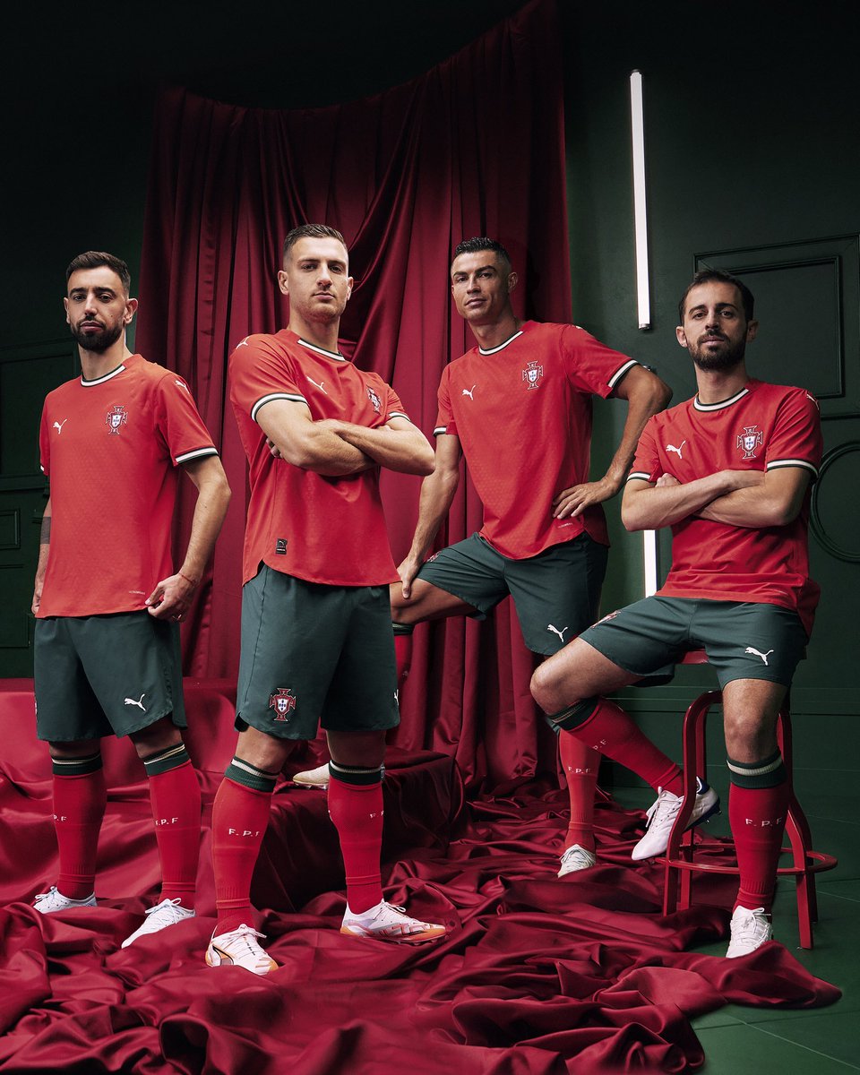 O novo equipamento principal de Portugal, o primeiro com a PUMA.