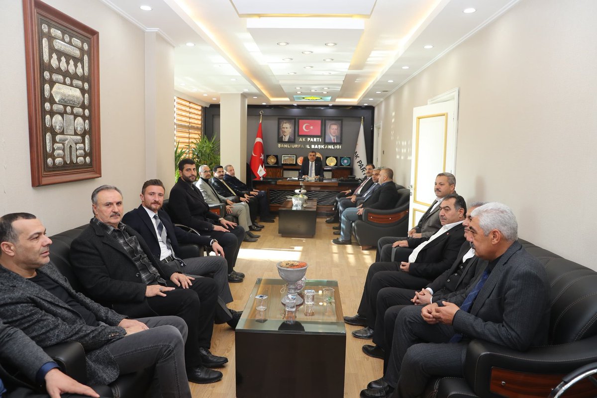 Haliliye Belediye Başkanımız <a href="/mcanpolatnet/">Mehmet CANPOLAT 🇹🇷</a> ve Belediye Meclis Üyelerimiz, İl Başkanimız <a href="/milhamigunbegi/">M.İlhami GÜNBEGİ</a>'yi ziyaret ettiler.

Nazik ziyaretlerinden dolayı kendilerine teşekkür ederiz.

<a href="/erkankandemir/">Erkan Kandemir</a> <a href="/Akparti/">AK Parti</a>